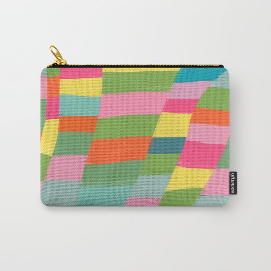 colorful patchwork 3 Carry-All Pouch