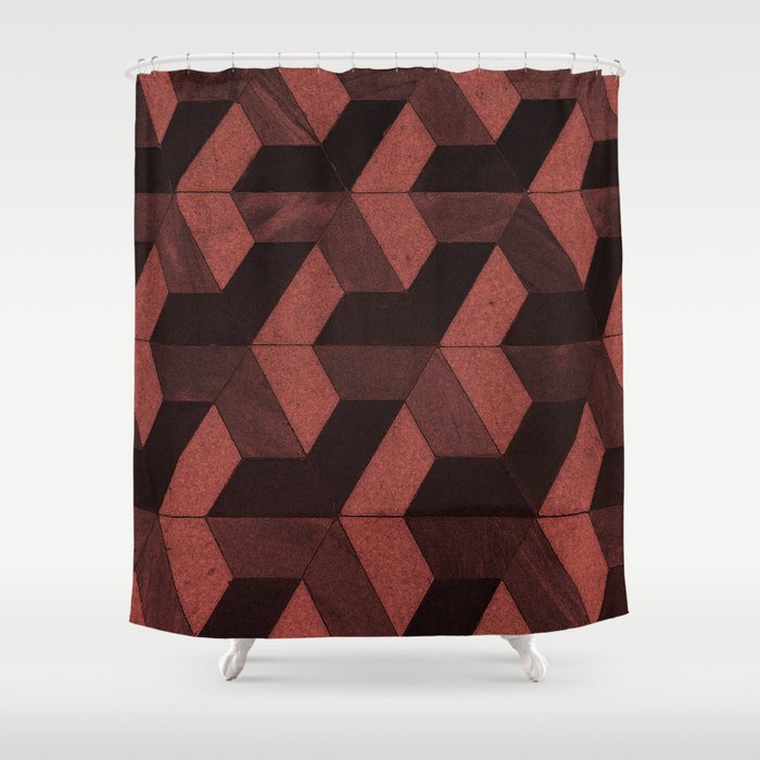 op art pattern Shower Curtain by mademoiselle lunatique Society6