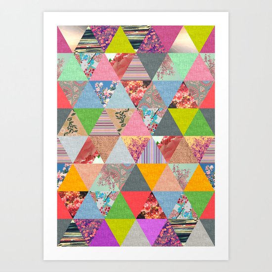 Lost in ▲ Art Print