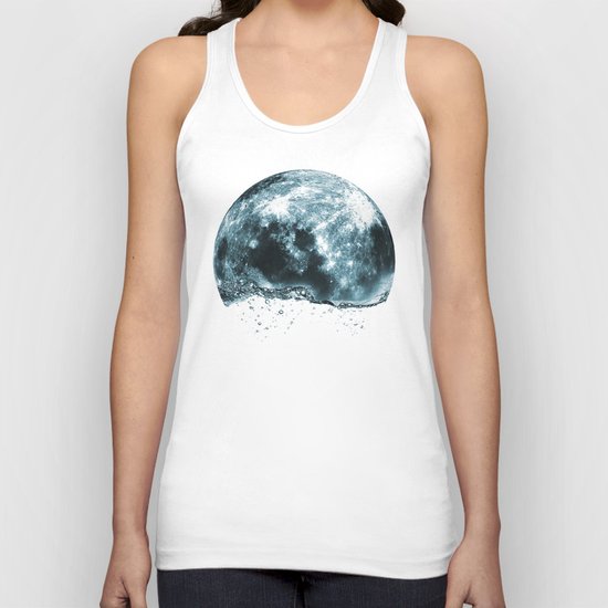 lunar water Unisex Tank Top