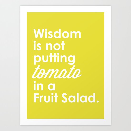 Fruit Salad Art Print