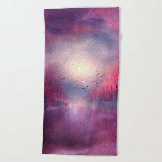 Calling The Sun XVIII Beach Towel