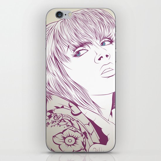 Thinking about something iPhone & iPod Skin