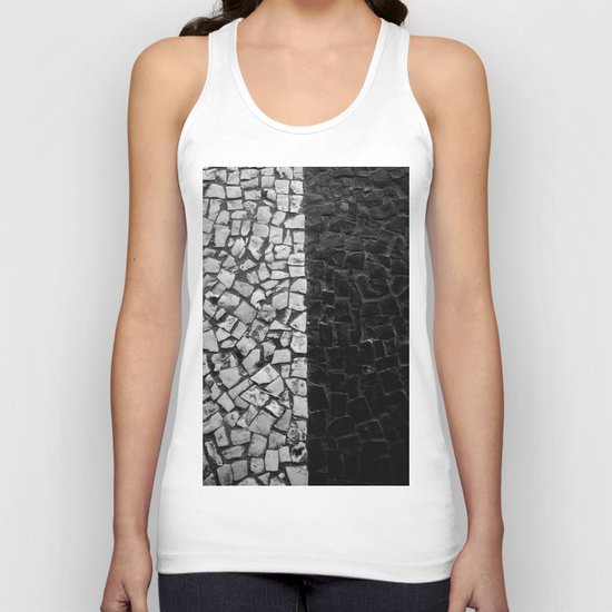 Black and White on the streets Unisex Tank Top