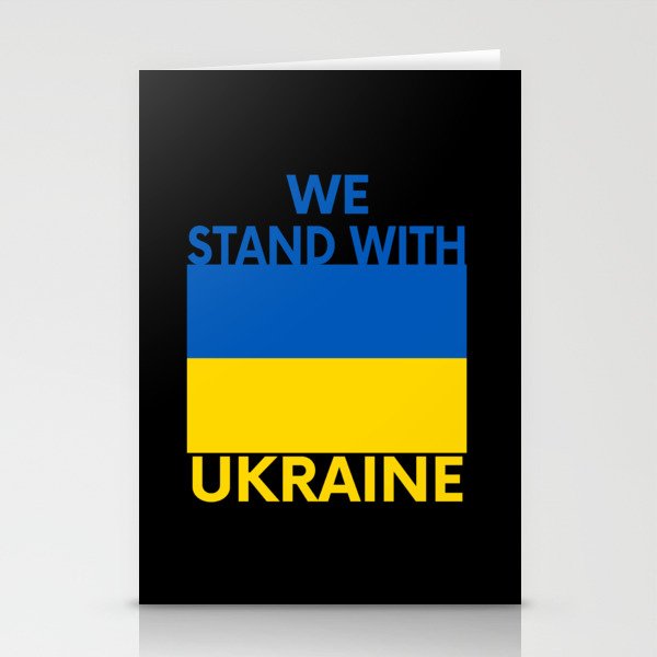 We Stand With Ukraine Stationery Cards