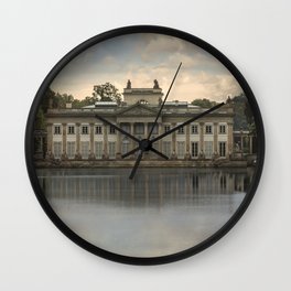 Royal Palace in Warsaw Baths Wall Clock