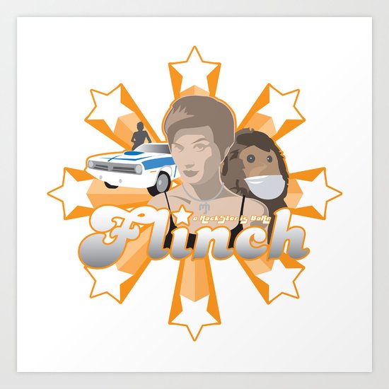 Flinch projet 01 Art Print
