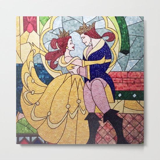 Beauty and the Beast Metal Print