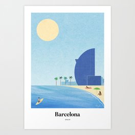Barcelona II Art Print