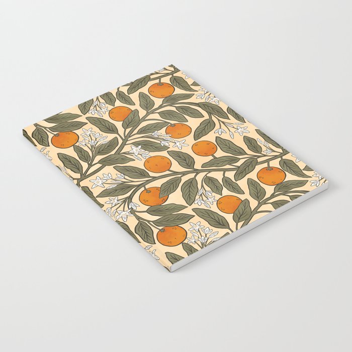 Art Nouveau Oranges Notebook