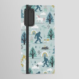 believe in wild things and rainbows Android Wallet Case