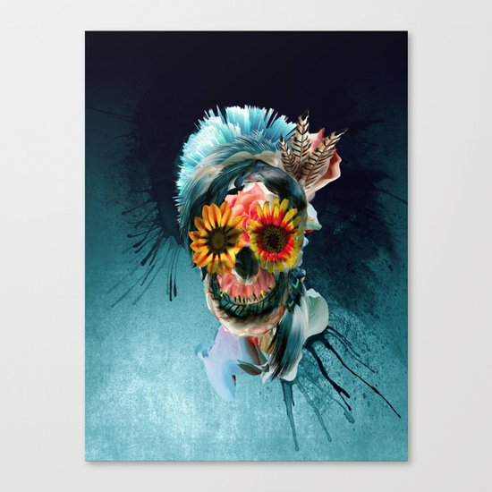 Skull Women Canvas Print