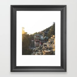 China Photography - Summer Palace Under The Beautiful Sunset Framed Art Print