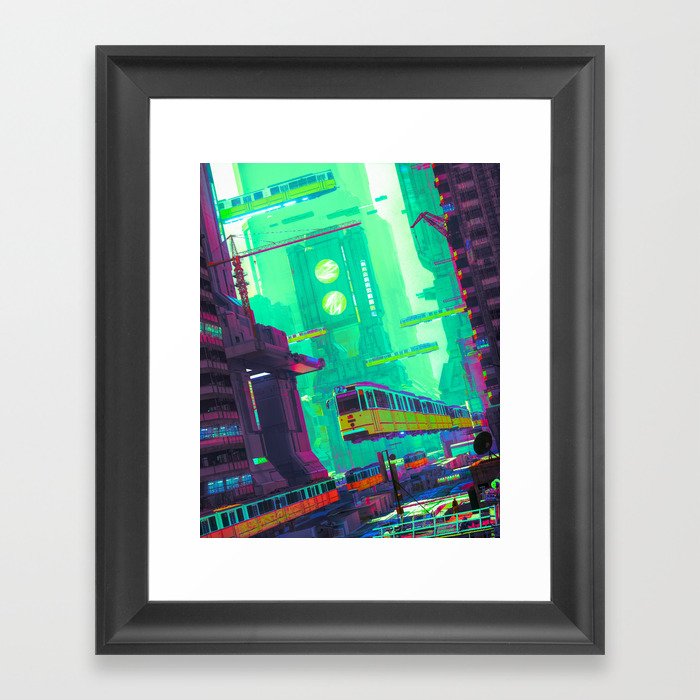 SYD CITY (everyday 03.16.19) Framed Art Print by beeple | Society6