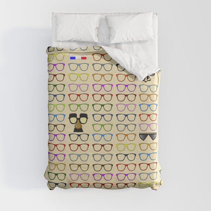 Choices -- Which Eyeglasses to Choose Duvet Cover