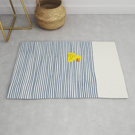 Yellow rubber ducky Rug