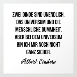 Download Zwei dinge sind unendlich das universum und die menschliche dummheit For Free