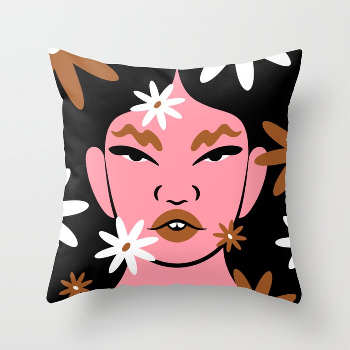 Blooming Throw Pillow