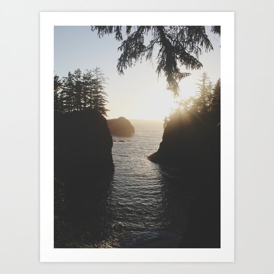 Secret Beach Art Print