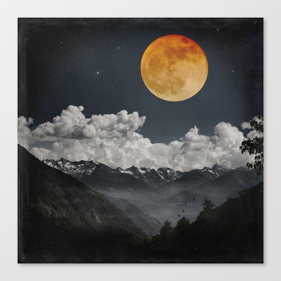 Moon Melodies Canvas Print