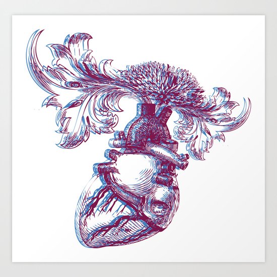 From My Heart To Yours 3D Art Print