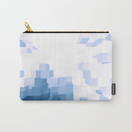Blue 3D Carry-All Pouch
