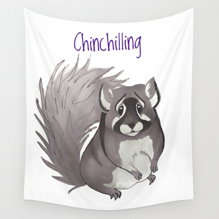 Chinchilling Wall Tapestry