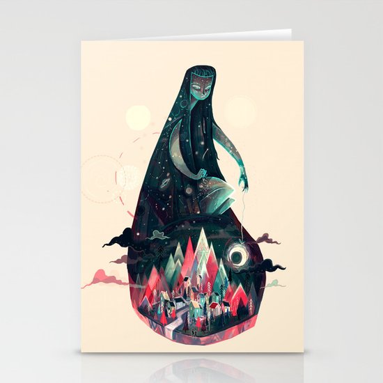 Night Time. Stationery Cards