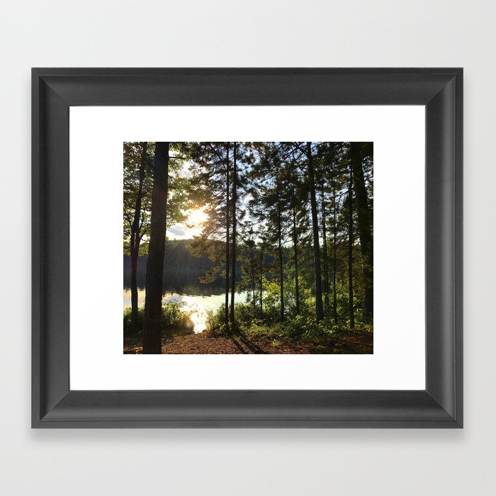 Portage through Algonquin Park, Ontario Framed Art Print