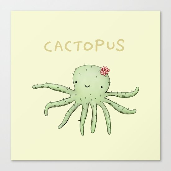 Cactopus Canvas Print