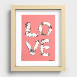 LOVE Recessed Framed Print
