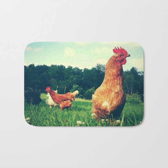 The Life of a Chicken Bath Mat