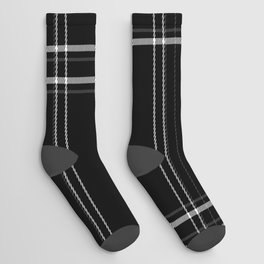 Black&White Tartan Socks