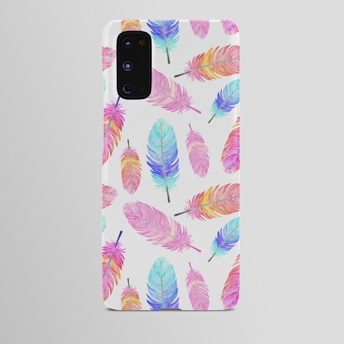 Sunset feather Android Case