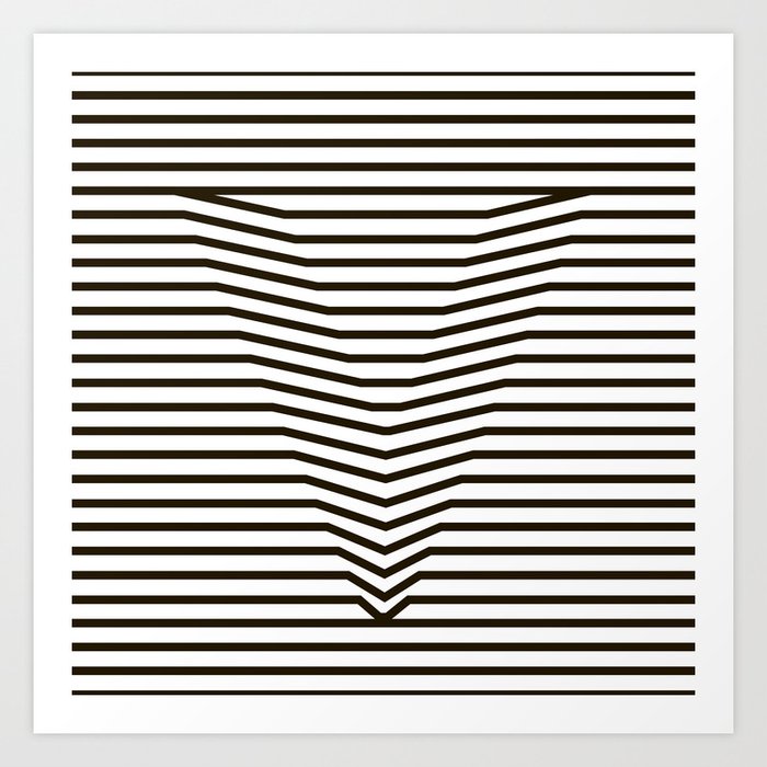 optical illusion Art Print