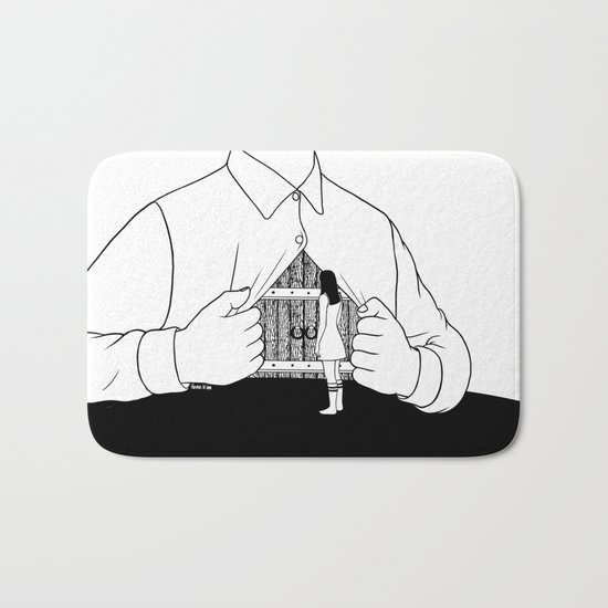Sorry I'm Closed Bath Mat