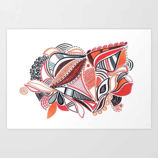 Coloridos 1 Art Print
