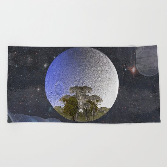'Faint indeterminate glimpses... Beach Towel