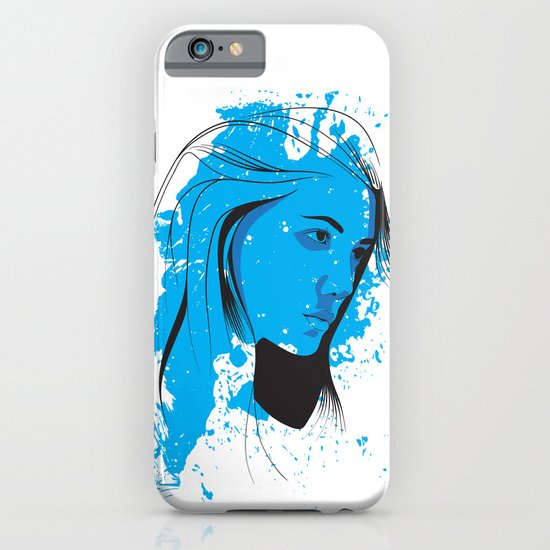 Black, blue & white II iPhone & iPod Case
