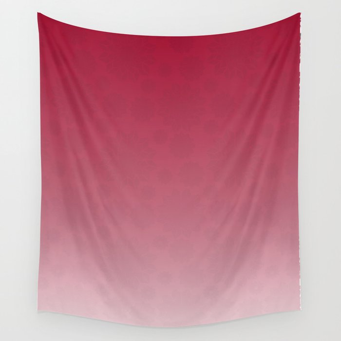 Pattern in Red Wall Tapestry