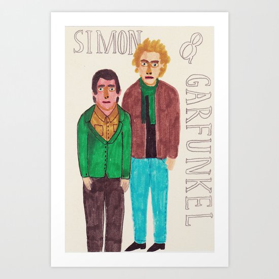 Simon & Garfunkel Art Print