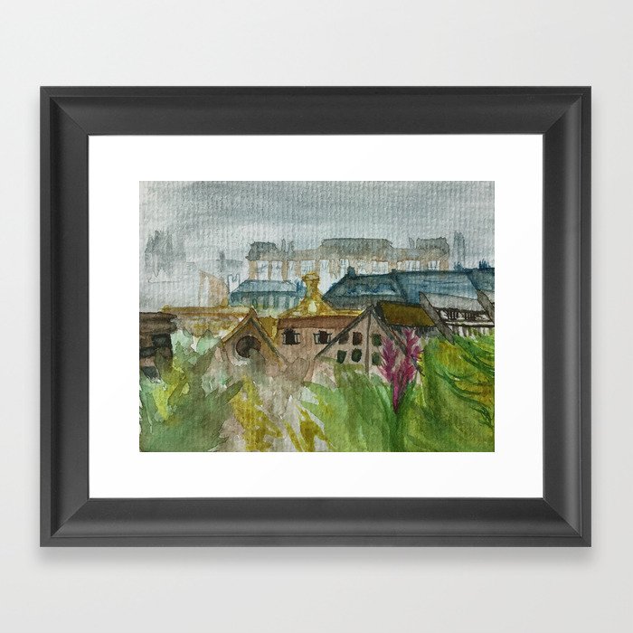 View from the Castle Road 01 Framed Art Print