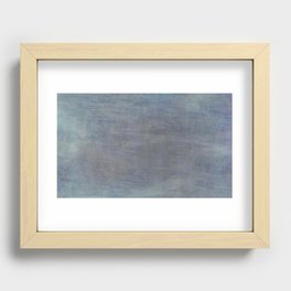 Dry old blue grey Recessed Framed Print