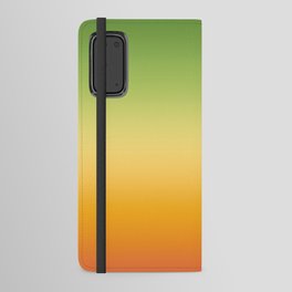 Tropical Summer Gradient of Orange, Lemon and Lime Ombre Android Wallet Case
