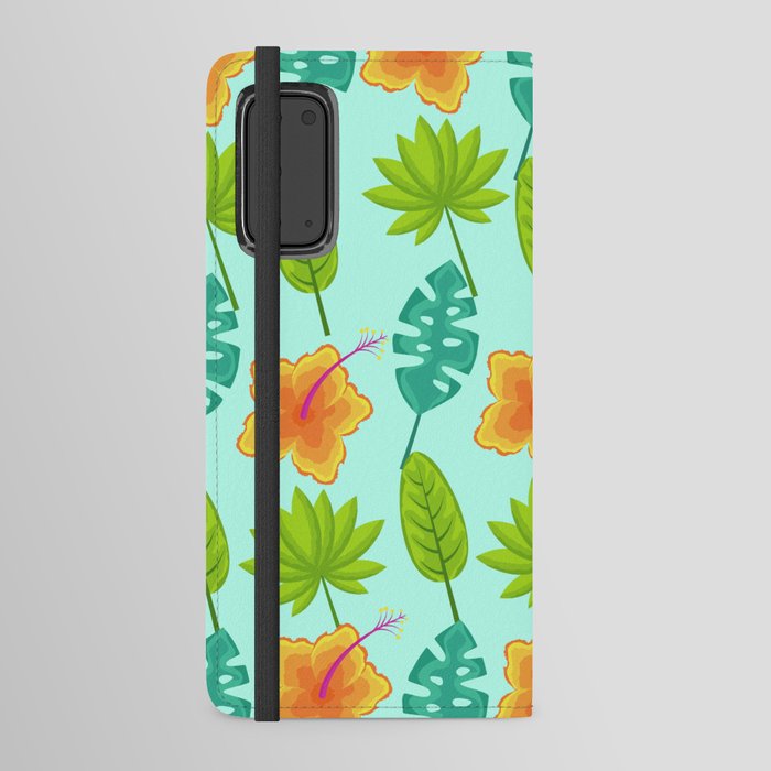 Flowers & Leaves Android Wallet Case