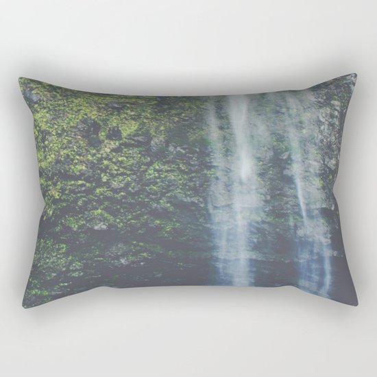 Wanderlust Waterfall in Nature Rectangular Pillow