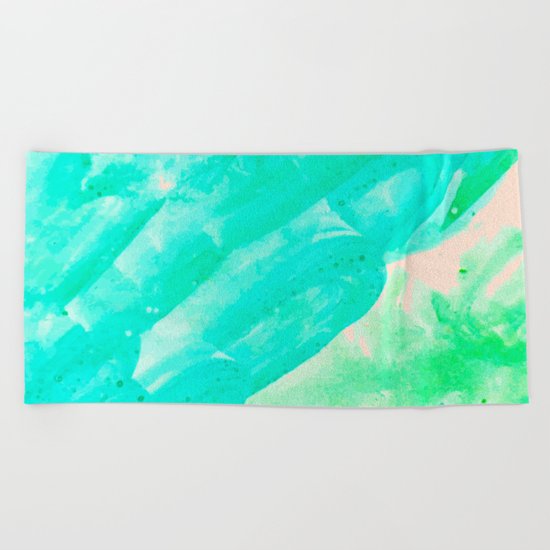 Tropical Souvenir #society6 #decor #buyart Beach Towel