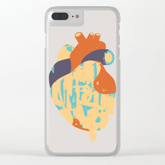 Heart:Released Clear iPhone Case