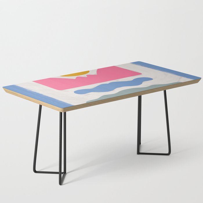 Pastel cut out with white background Coffee Table