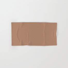 CAMEL SOLID COLOR. Light brown plain pattern Hand & Bath Towel